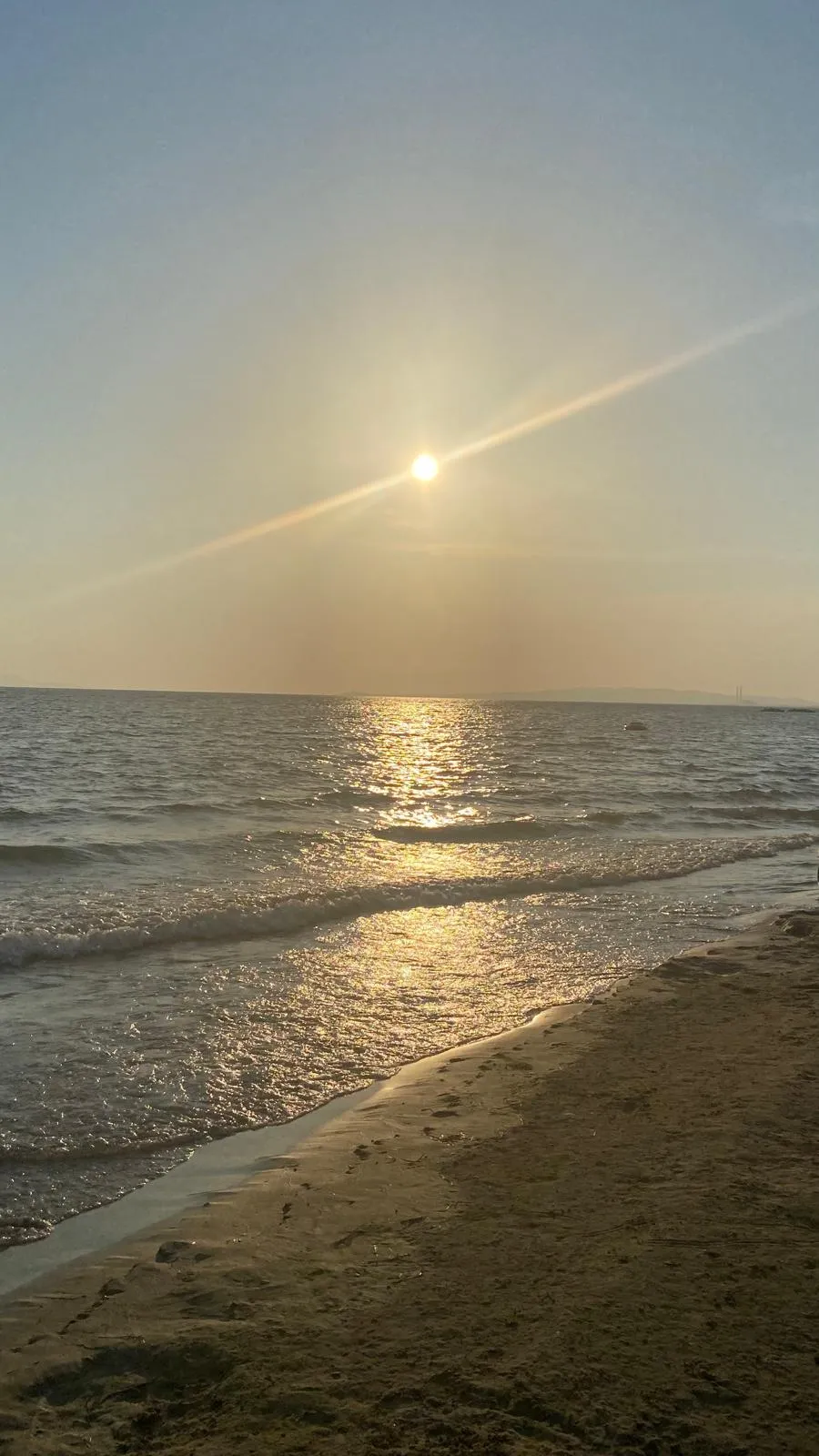 Il tramonto sul mare di Follonica